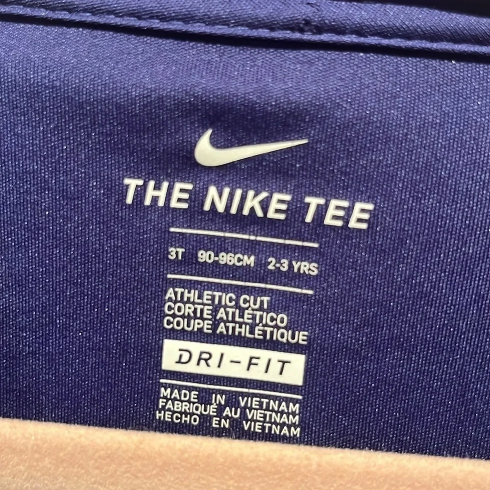 Nike Preschool Boys' Nike Geometric Baseball T-Shirt Blue Size 3T